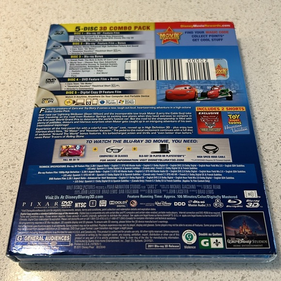 Cars 2 Blu-Ray +DVD +Digital copy - Picture 2 of 5